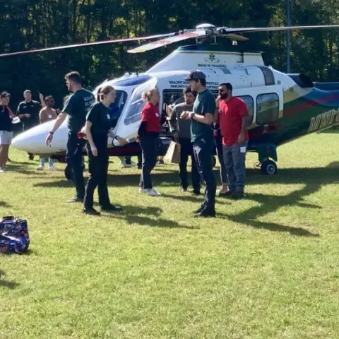 LifeFlight of Maine was part of the day's events.